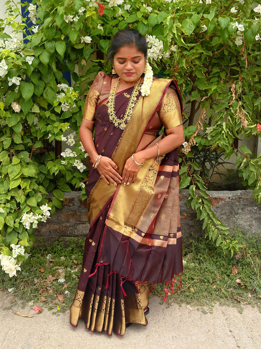 BANARASI SOFT SILK SAREE ( br )