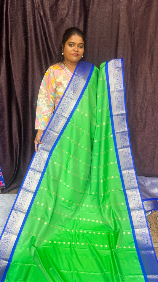 Traditional Soft Silk Sarees Kovari Border