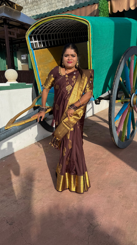 Traditional Kanchi Silk Saree