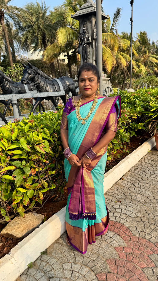 PREMIUM KANCHI SILK SAREE / 4 weeks dispatch