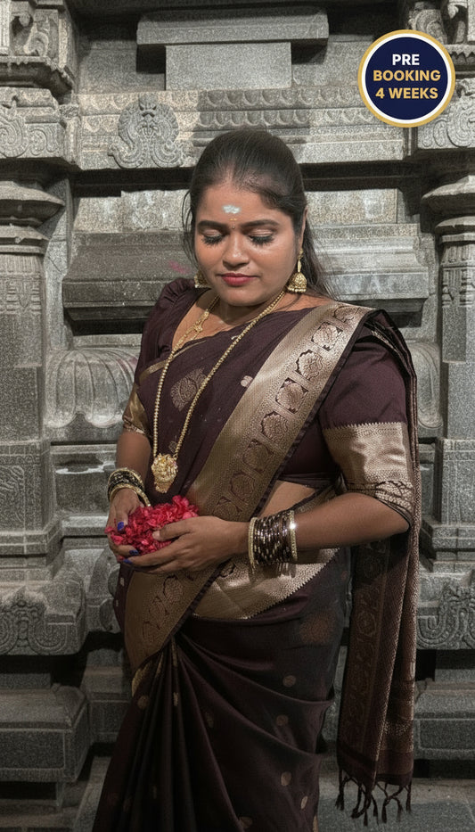 PREMIUM KANCHI SILK                     PRE BOOKING AVAILABLE  4WEEKS