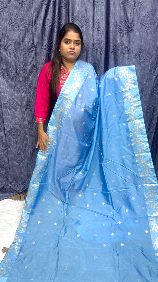 Raw Mango silk saree