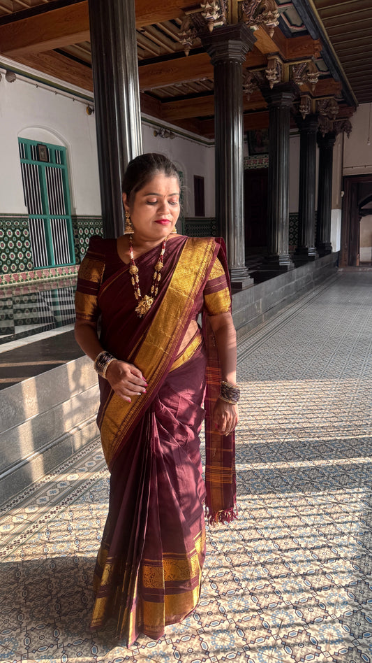 Chettinadu Cotton Saree (Simple & Elegant)