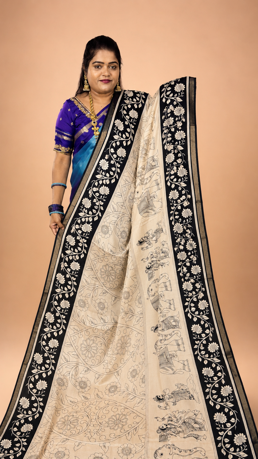 KALAMKARI COTTON SAREE