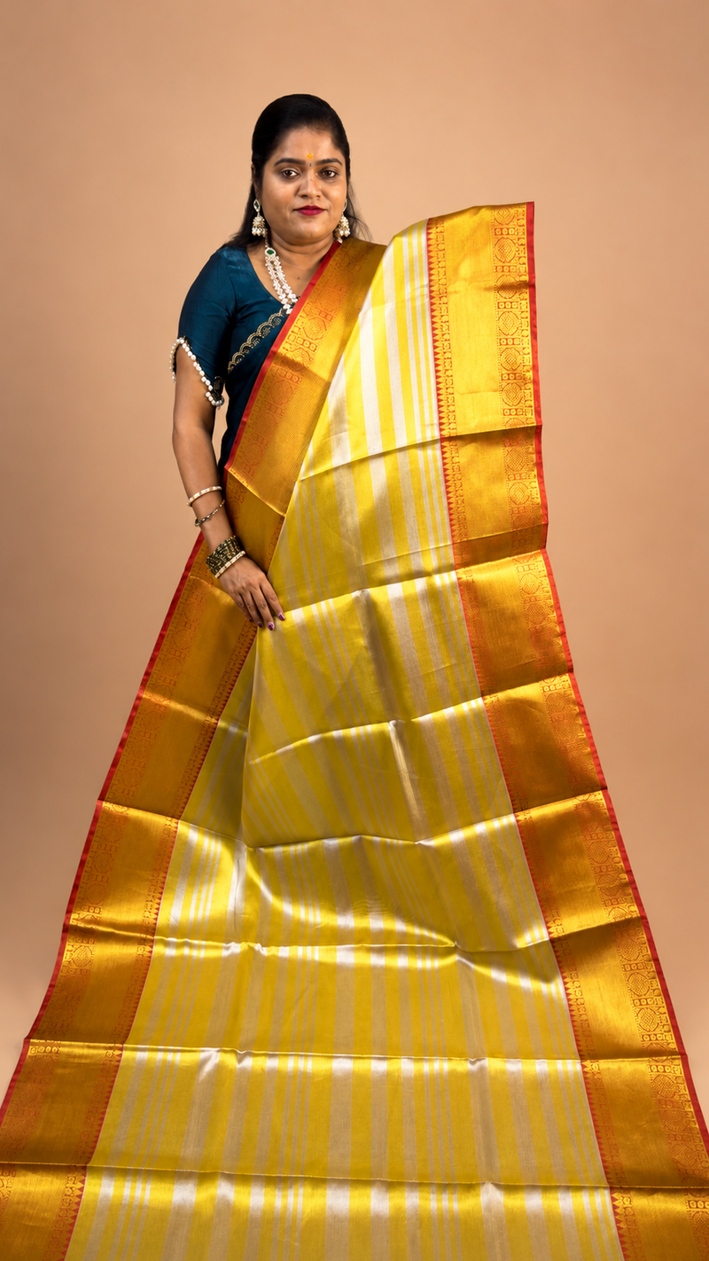 BRIDAL TISSUE SILK SAREE