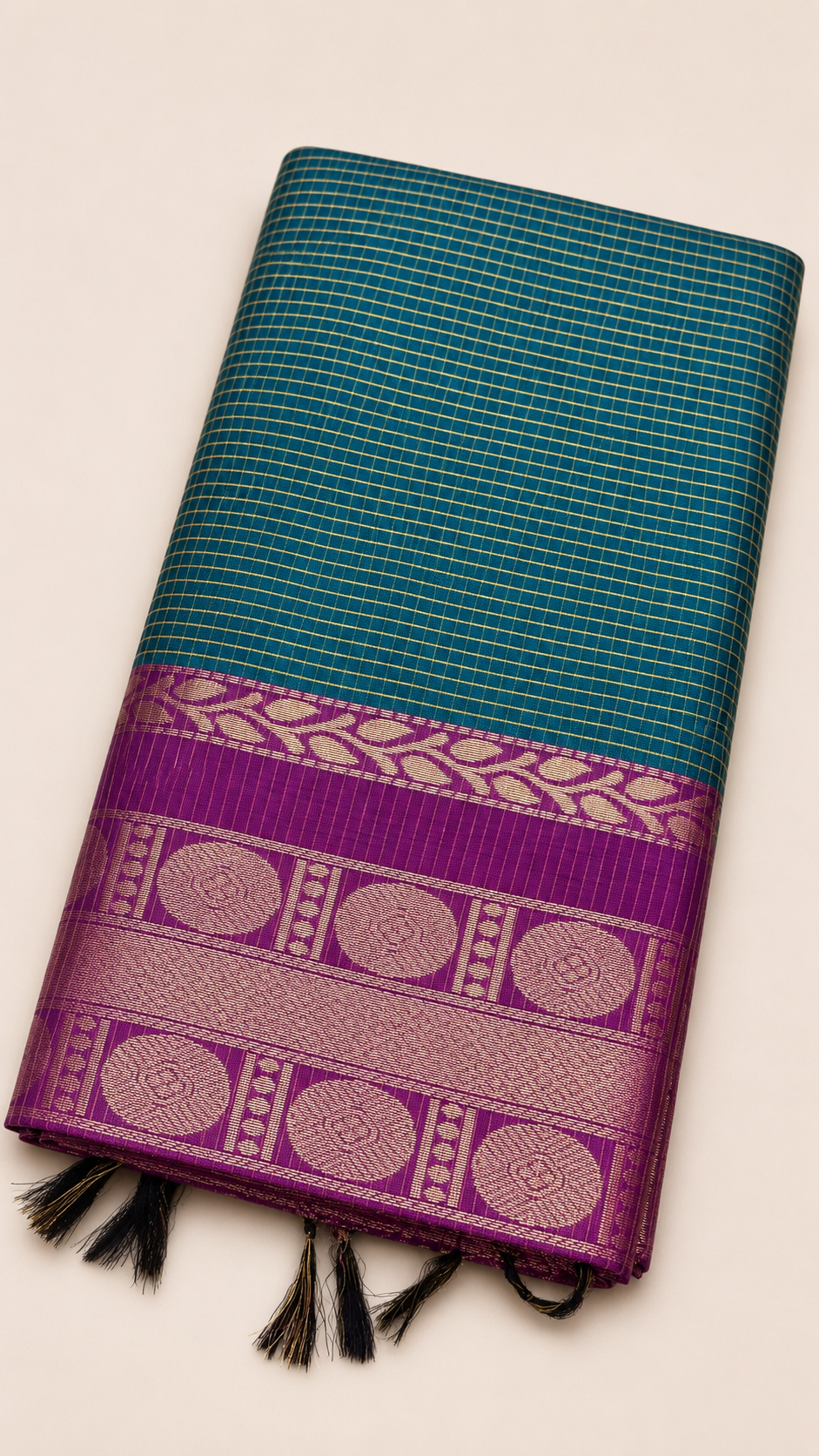 Kalyani Cotton saree ( CHECKED)