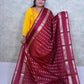 Regal Maroon warm Silk Saree with Brocade Blouse