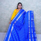Radiant Royal Blue warm Silk Saree with Brocade Blouse