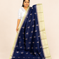 WARM SILK SAREE ( NAVY BLUE )