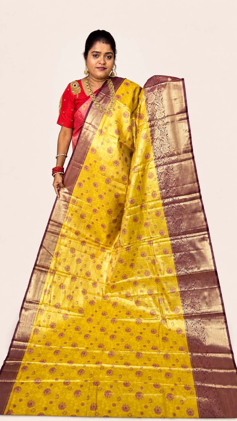 BRIDAL TISSUE SILK SAREE