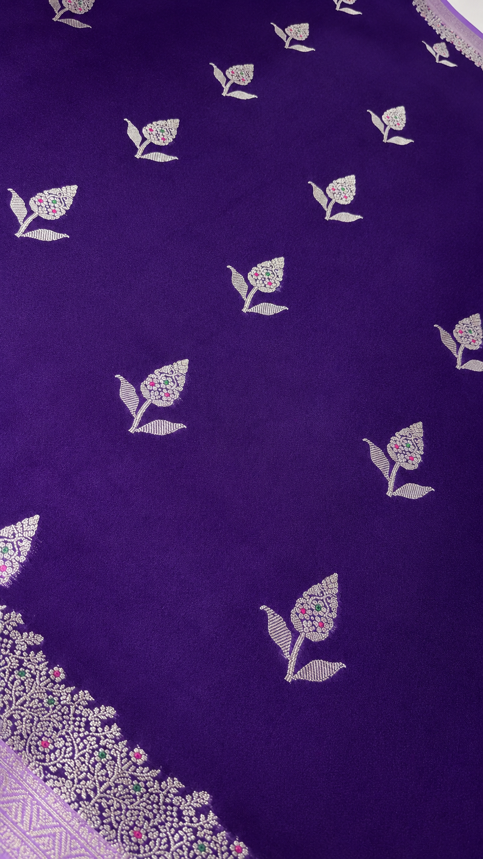 WARM SILK SAREE ( PURPLE)
