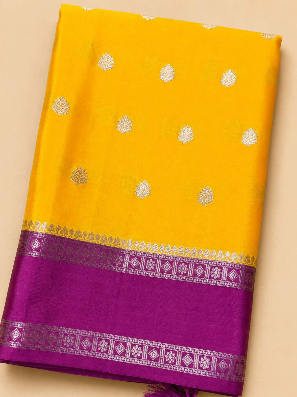 BANARASI SOFT SILK ( yellow)