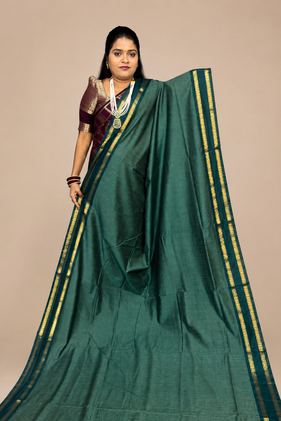 Kalyani Cotton saree ( CHECKED)