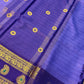 BANARASI SOFT SILK SAREE ( Purple)