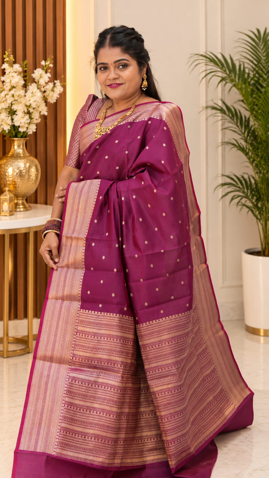 BANARASI SOFT SILK SAREE (pu)