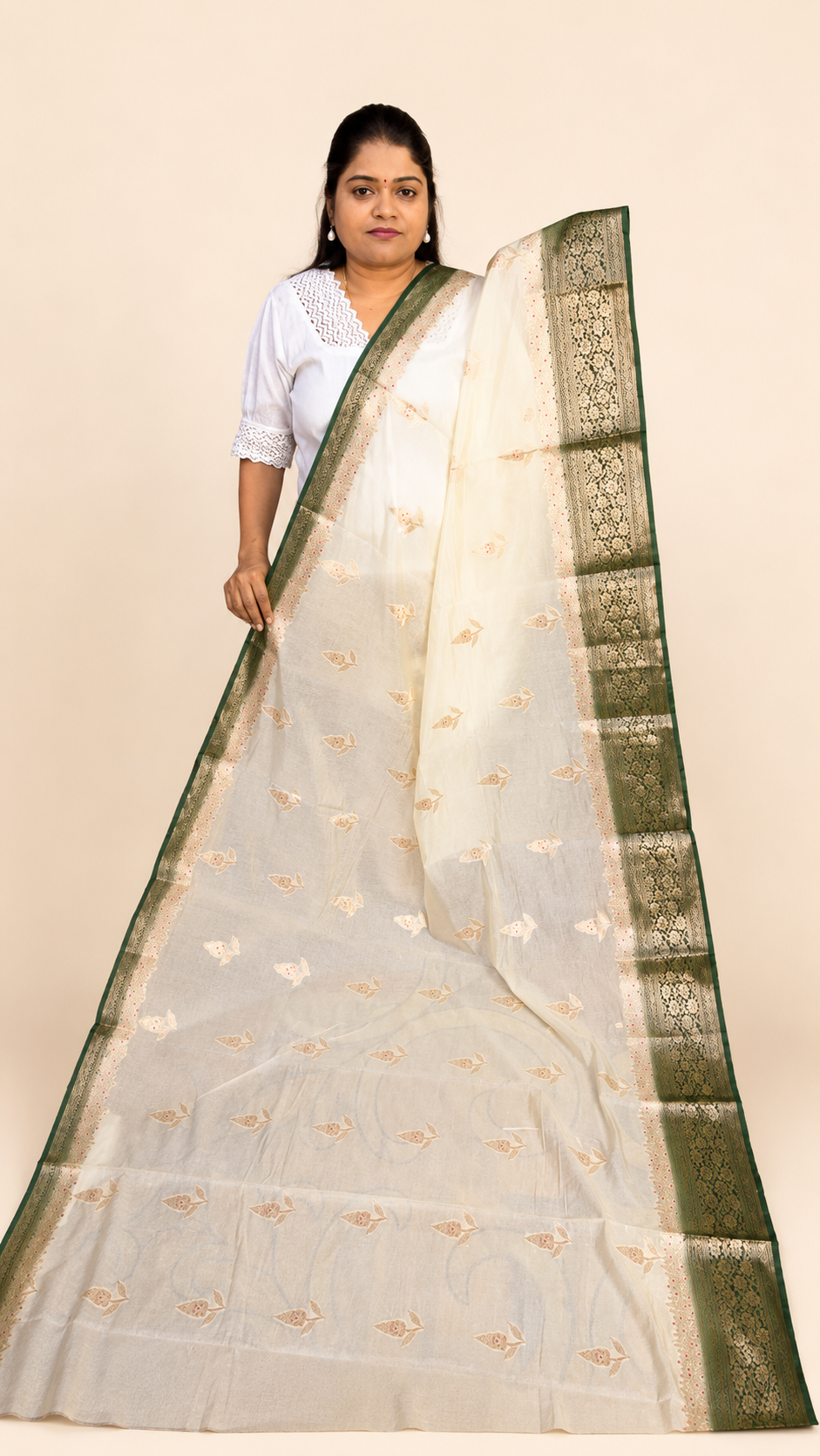 WARM SILK SAREE ((CR/GR)