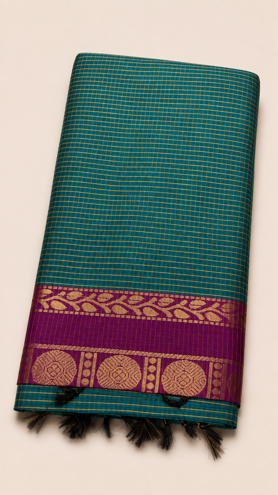 Kalyani Cotton saree ( CHECKED)