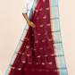 WARM SILK SAREE ( MARRON/ BLUE)