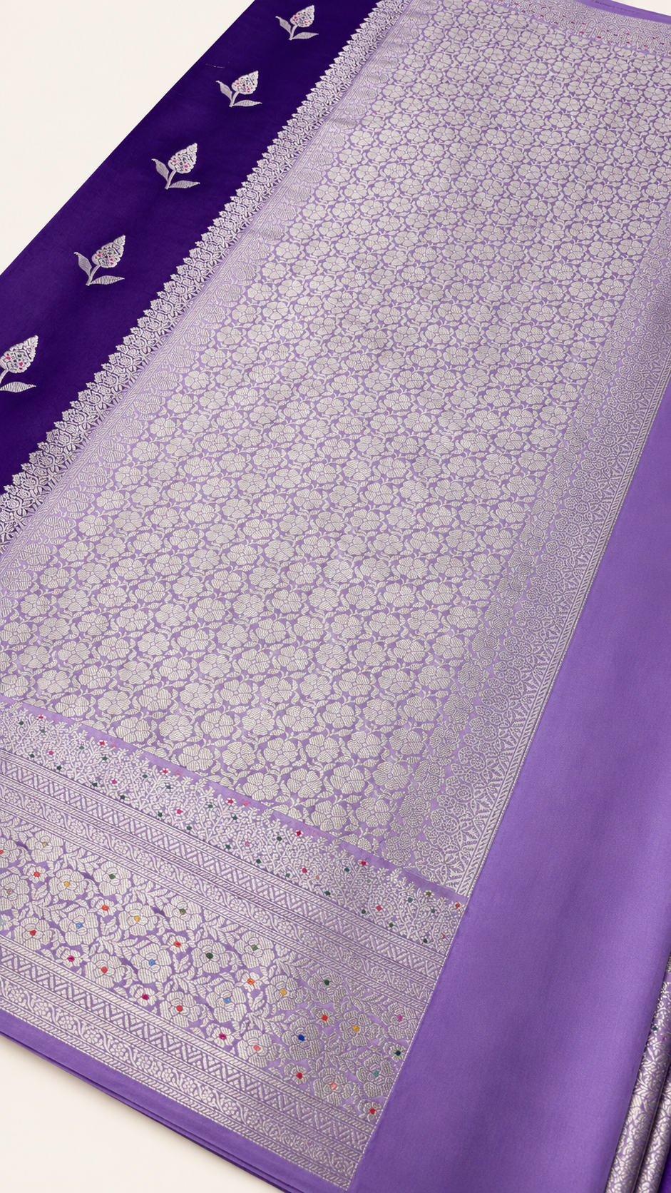 WARM SILK SAREE ( PURPLE)