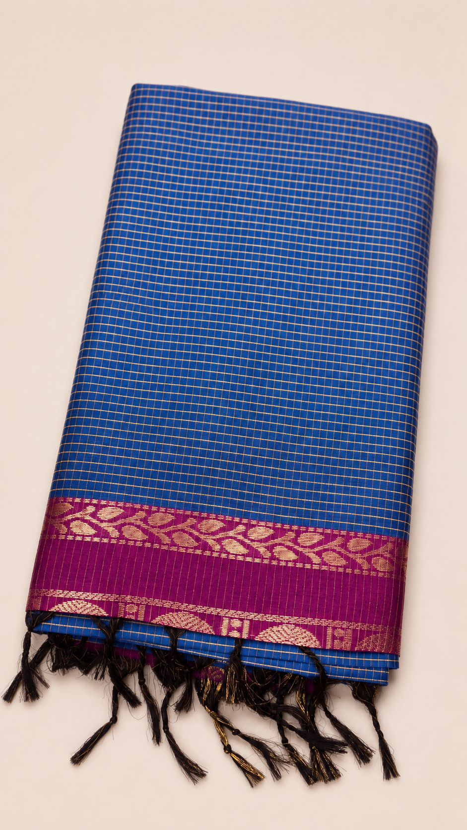 Kalyani Cotton saree ( CHECKED)