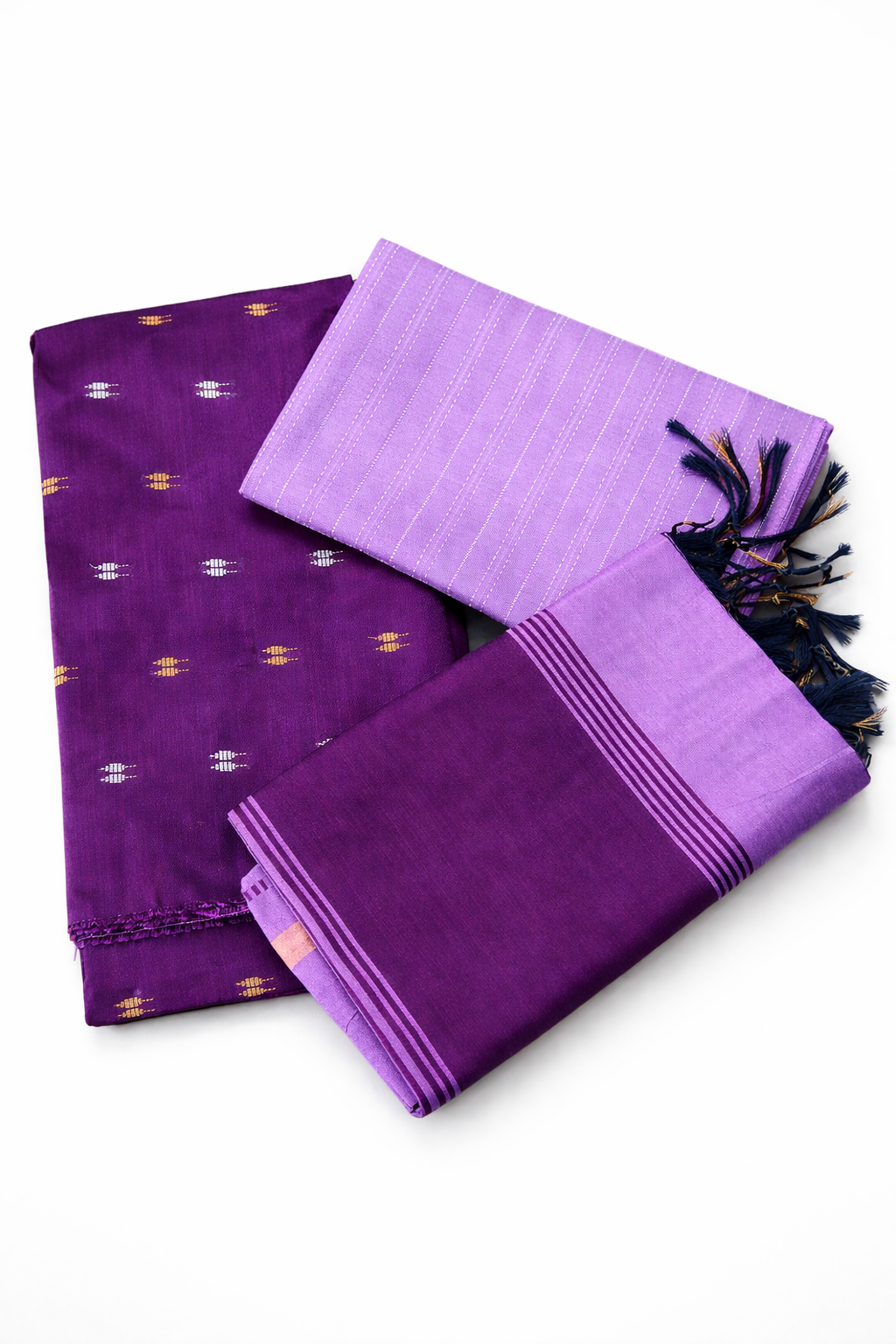 UnStitched raw silk material ( stiched available)