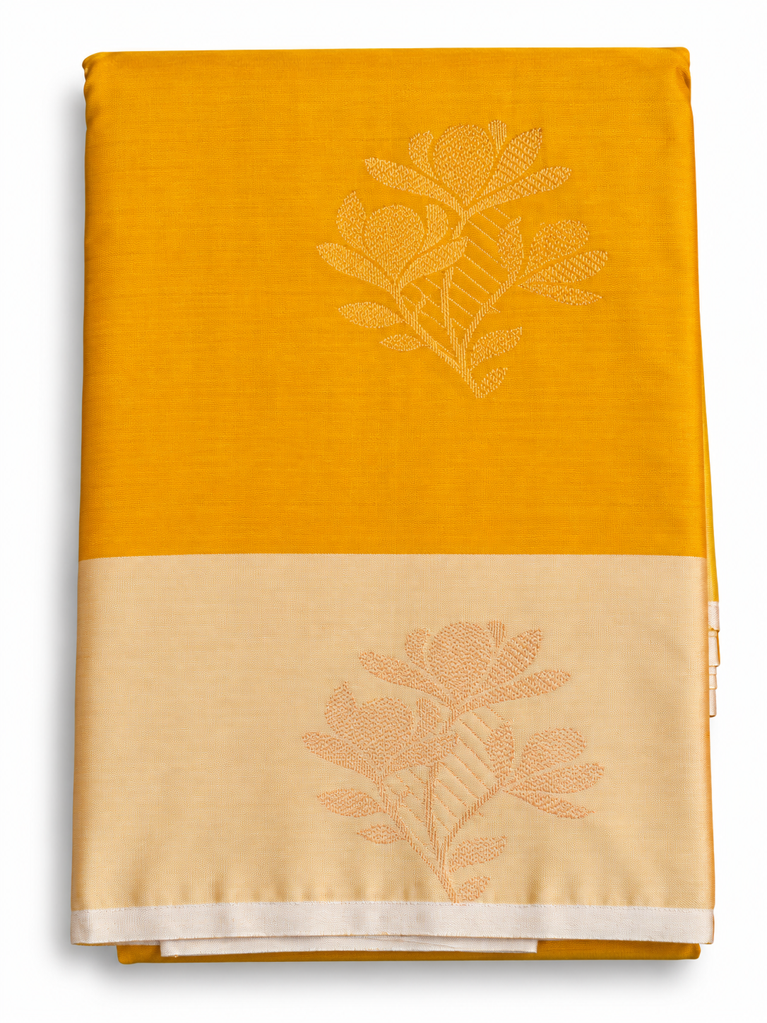 KANCHI SOFT SILK SAREE ( YEL )