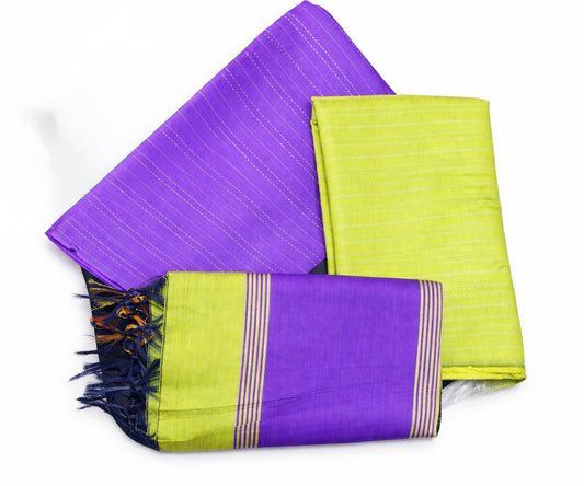 UnStitched raw silk material ( stiched available)