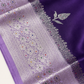 WARM SILK SAREE ( PURPLE)