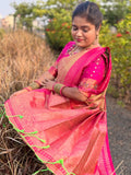 KANCHI SOFT SILK SAREE (pk)
