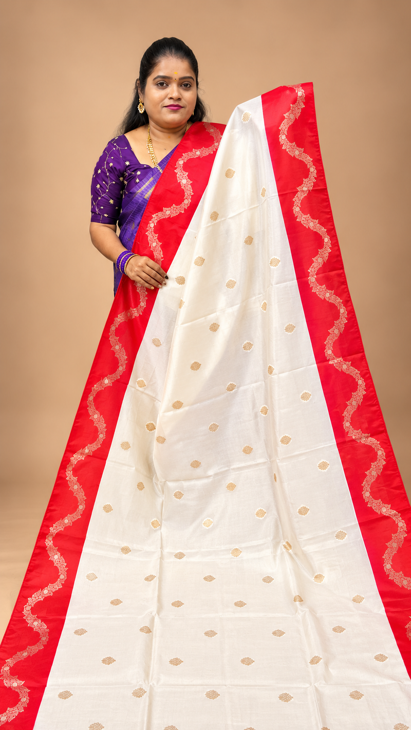 BANARASI SOFT SILK SAREE (NEW)