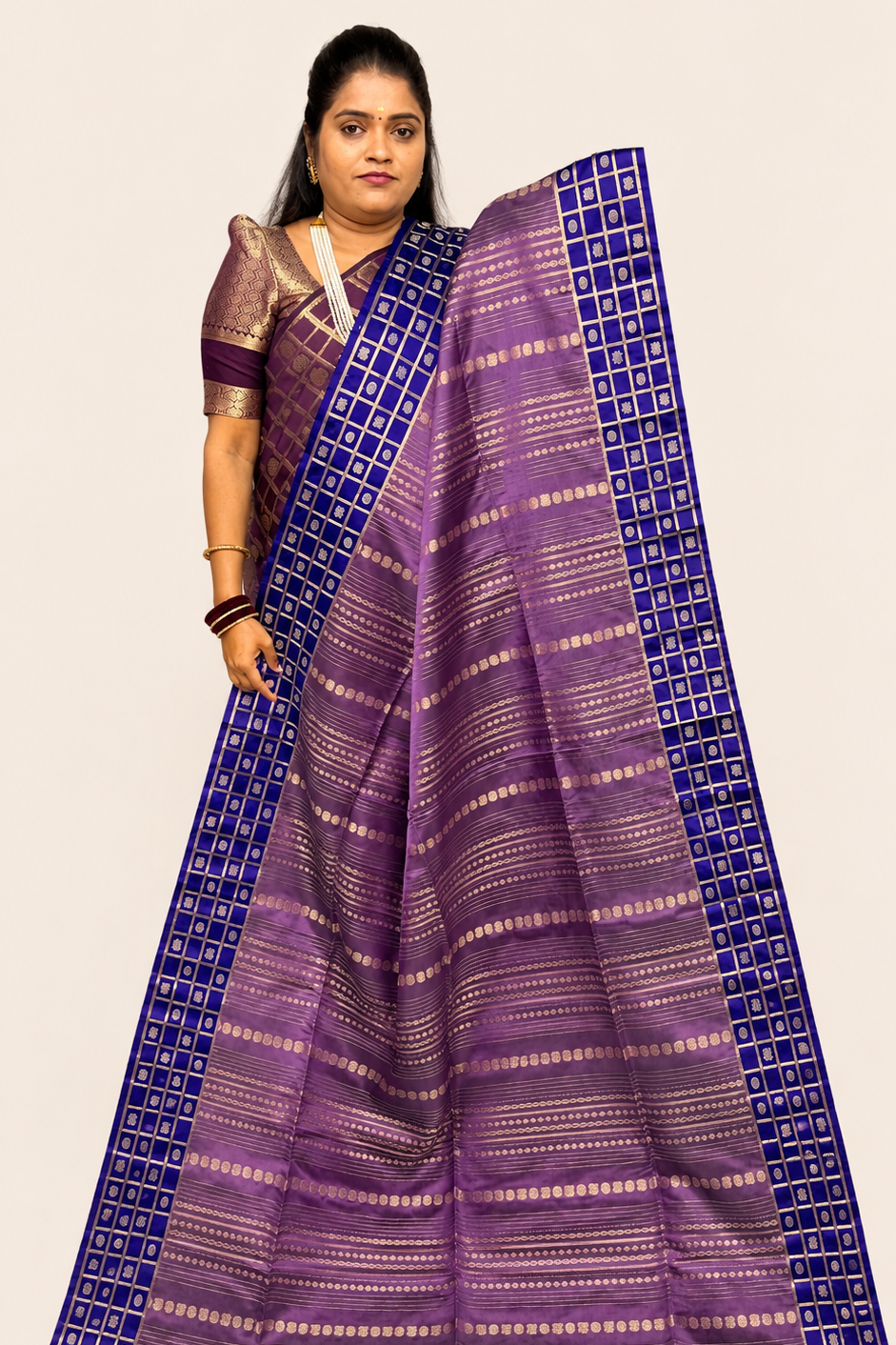 KANCHI SOFT SILK SAREE ( PURLPE )