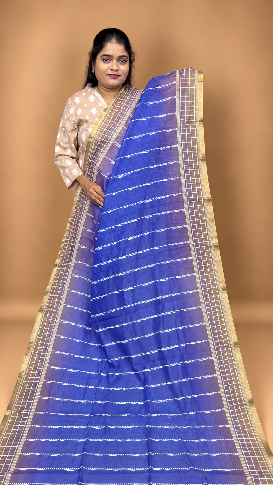 LINEN COTTON SAREE (2)