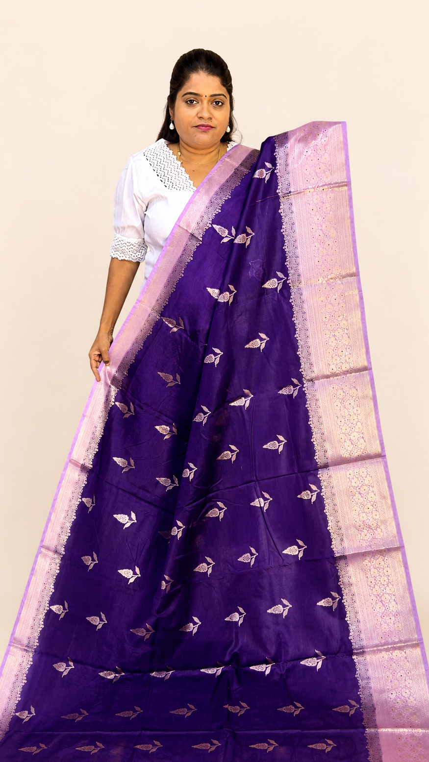 WARM SILK SAREE ( PURPLE)