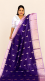WARM SILK SAREE ( PURPLE)