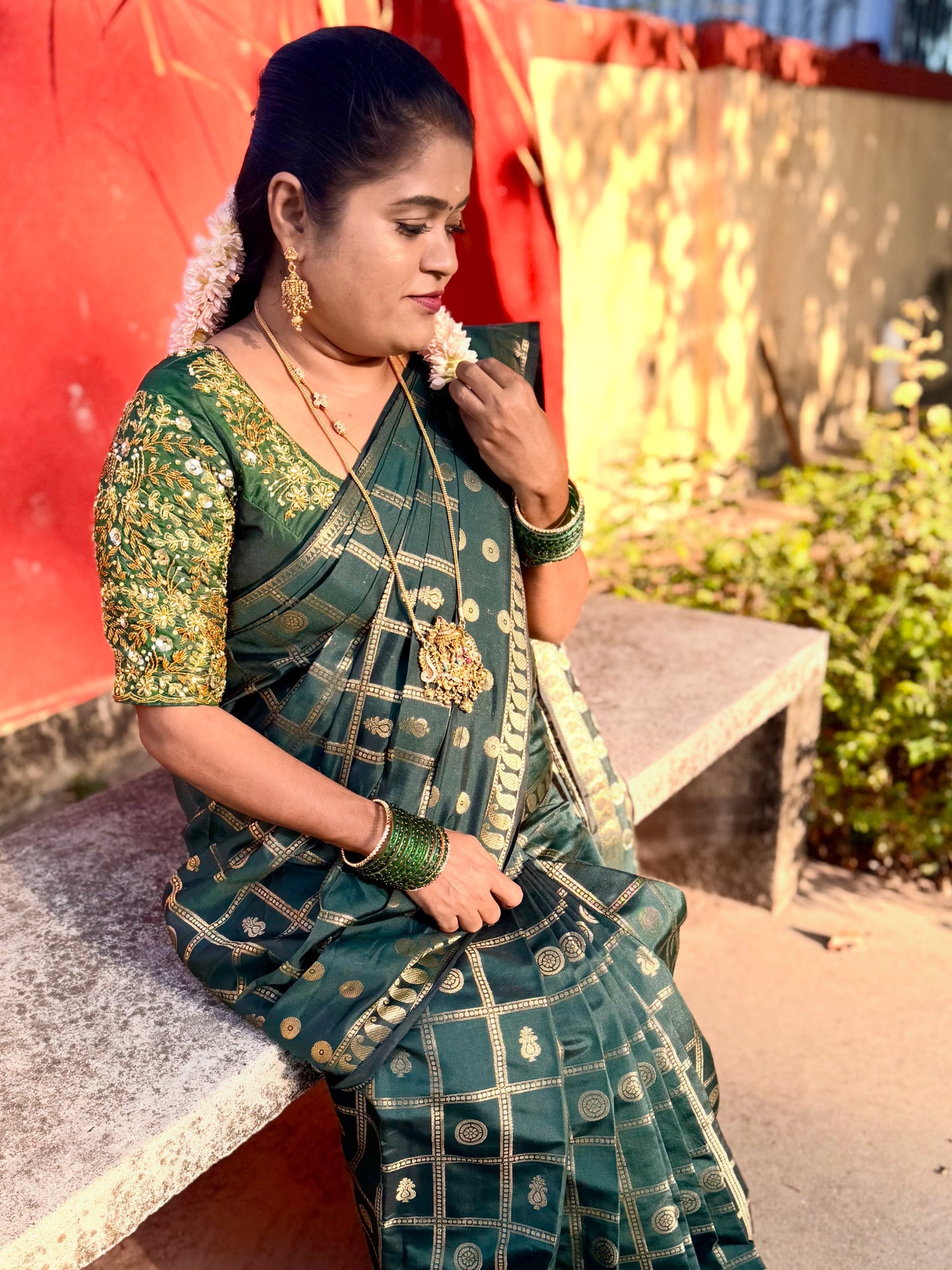 KATTAN SILK SAREE (check)