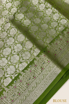 WARM SILK SAREE ( PINK/ GREEN)