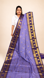 BANARASI SOFT SILK SAREE ( Purple)