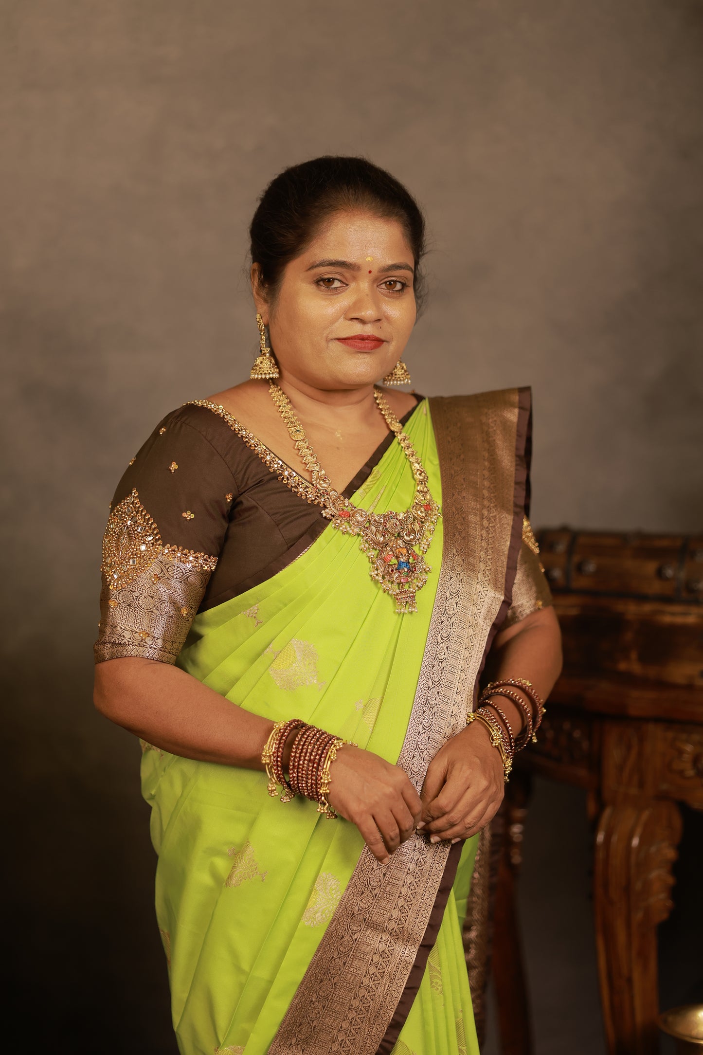 PREMIUM KANCHI SILK SAREE (bb)