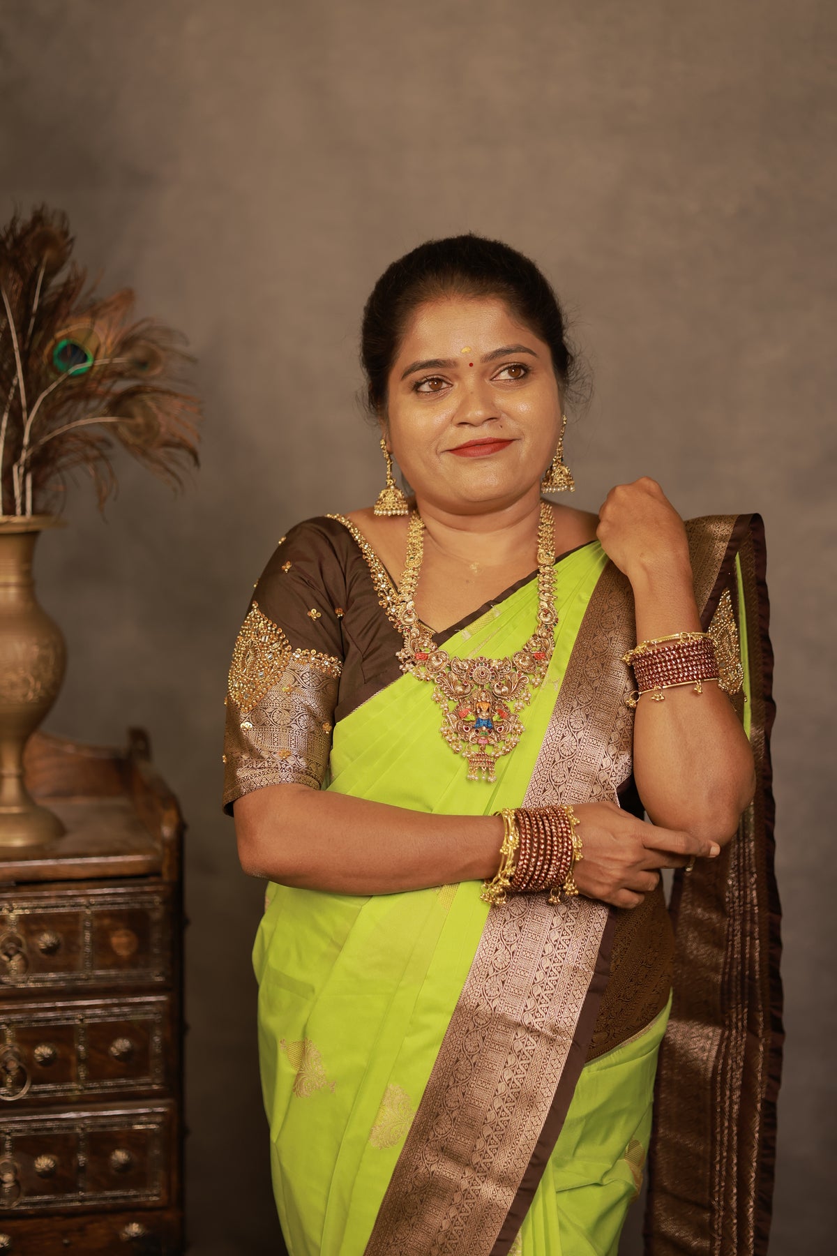 PREMIUM KANCHI SILK SAREE (bb)