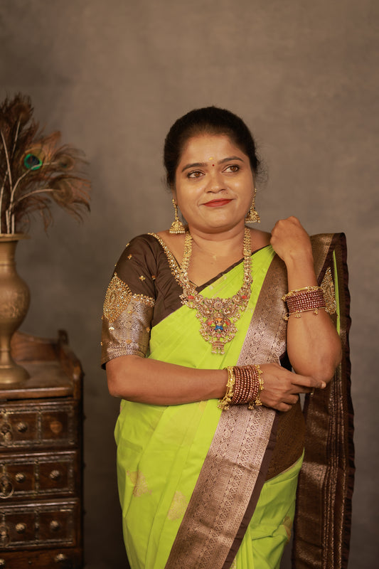 PREMIUM KANCHI SILK SAREE (bb)