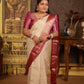 KATTAN SILK SAREE (WHI)