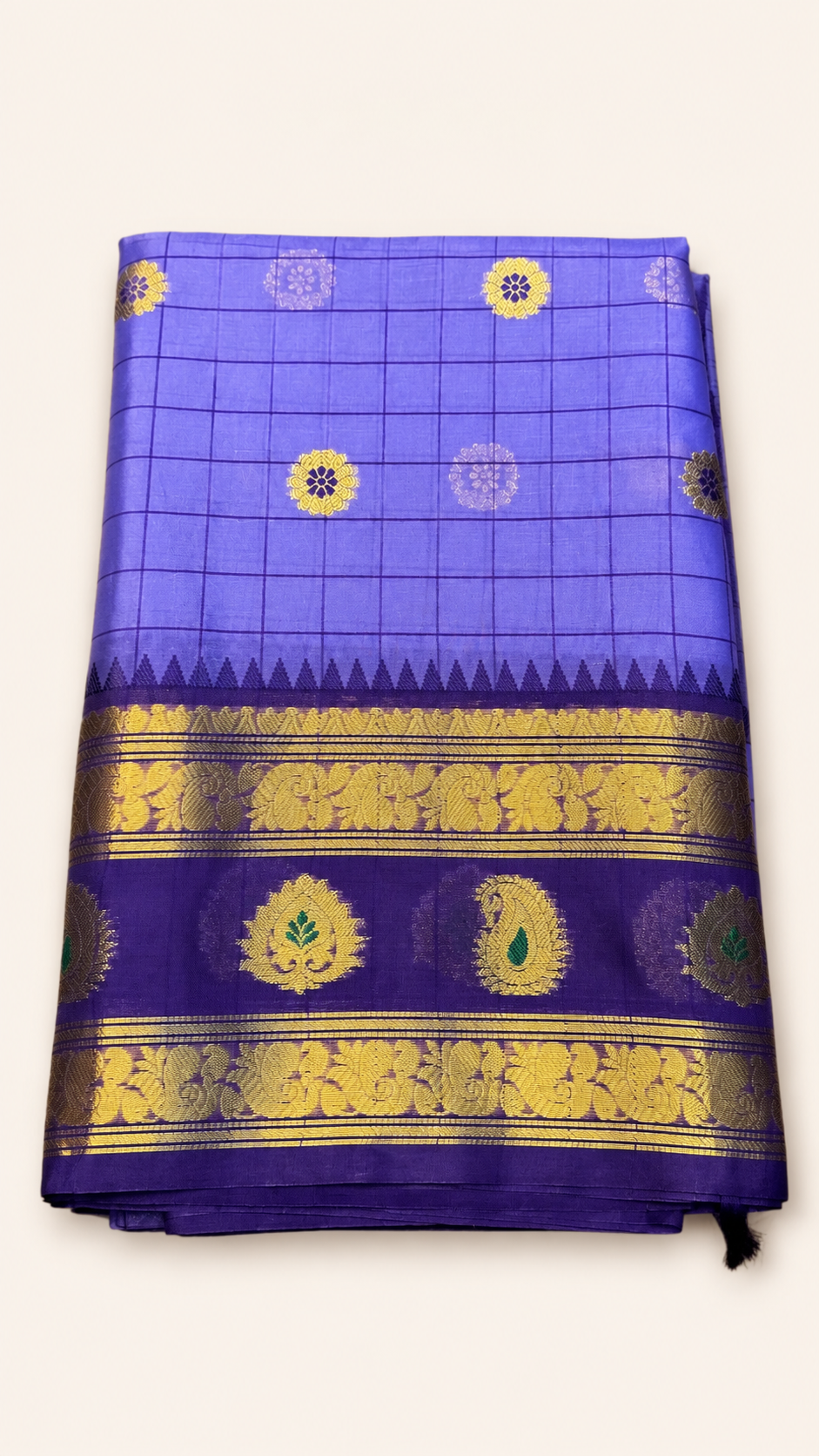 BANARASI SOFT SILK SAREE ( Purple)