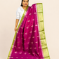 WARM SILK SAREE ( PINK/ GREEN)