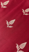 WARM SILK SAREE ( MAROON/ PINK)