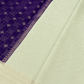 WARM SILK SAREE (Deep purple/ Pista green)
