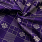 WARM SILK SAREE (Deep purple/ Pista green)