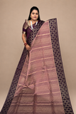 KANCHI SOFT SILK SAREE ( Onion Peel PIink )