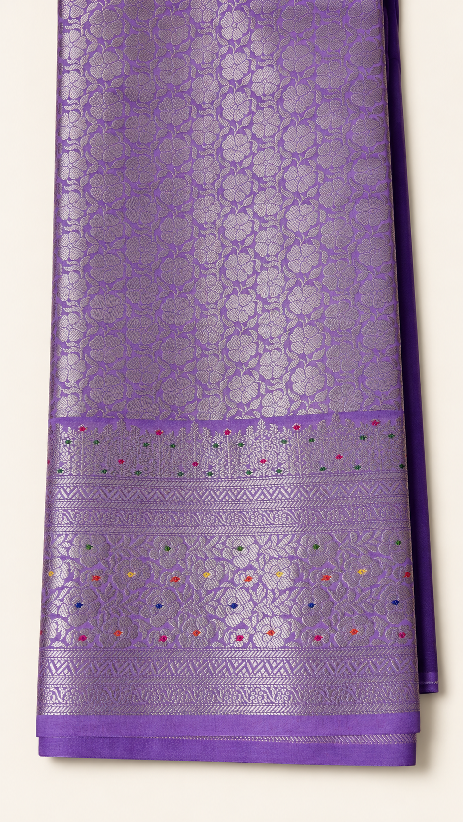 WARM SILK SAREE ( PURPLE)