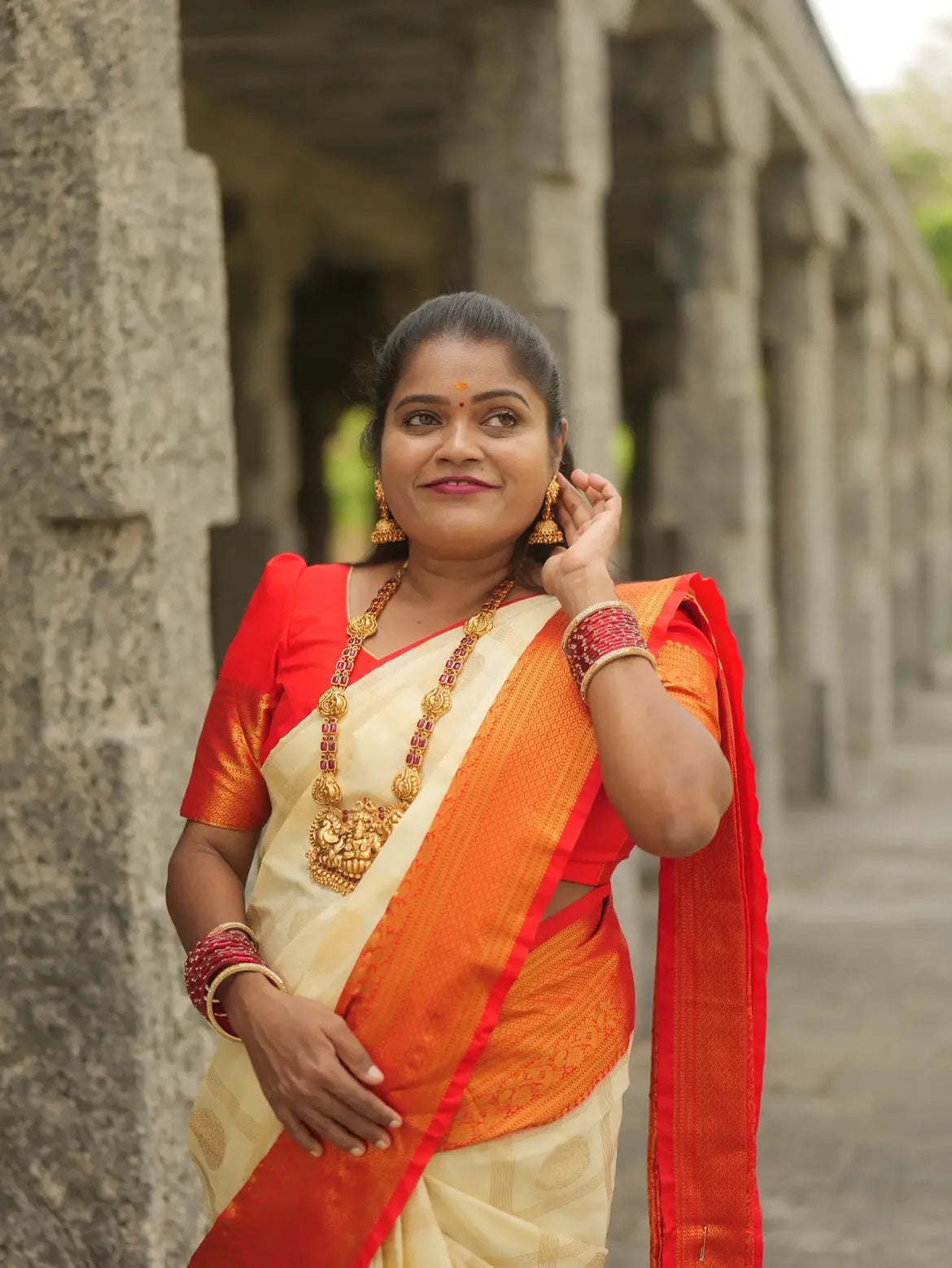 PREMIUM KANCHI SILK SAREE ( rash inspired)