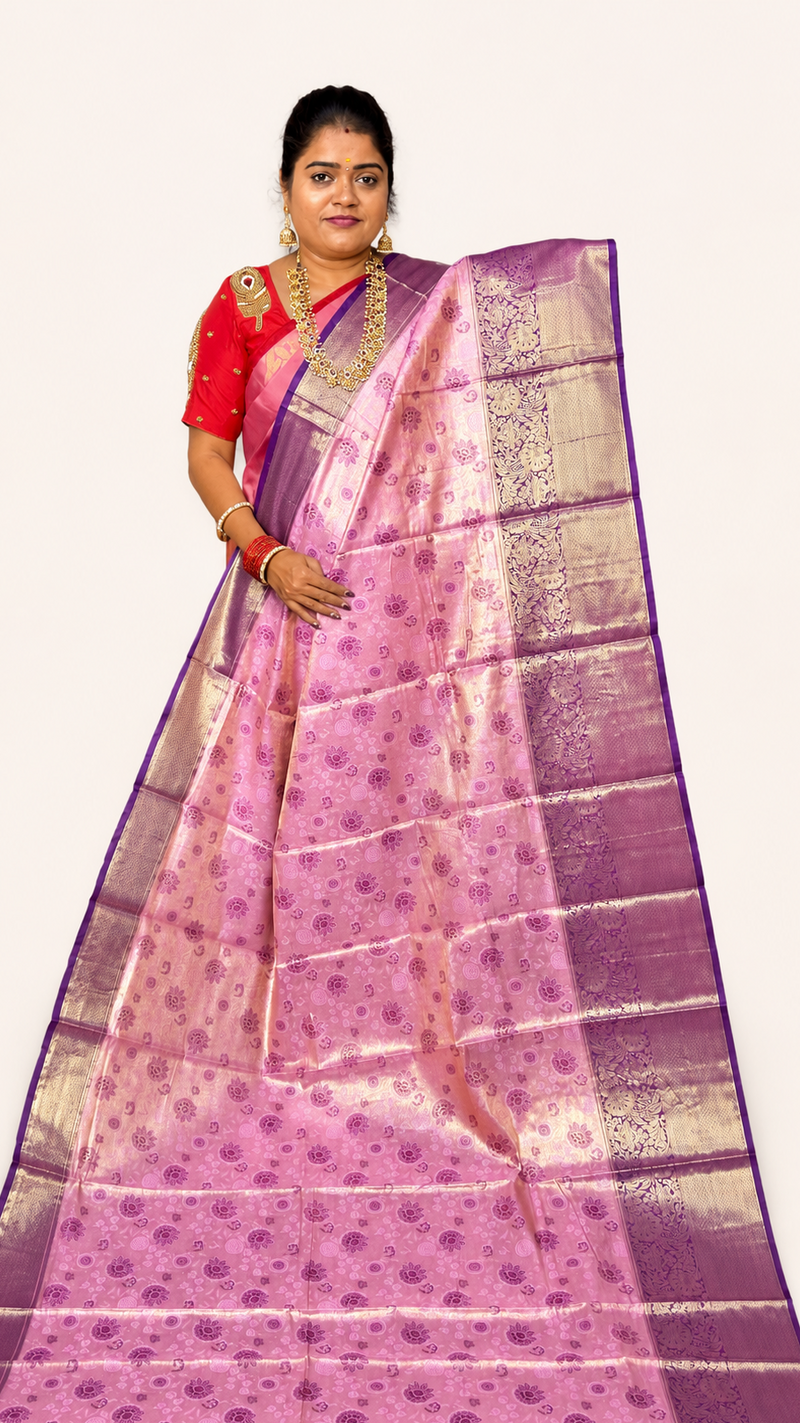 BRIDAL TISSUE SILK SAREE